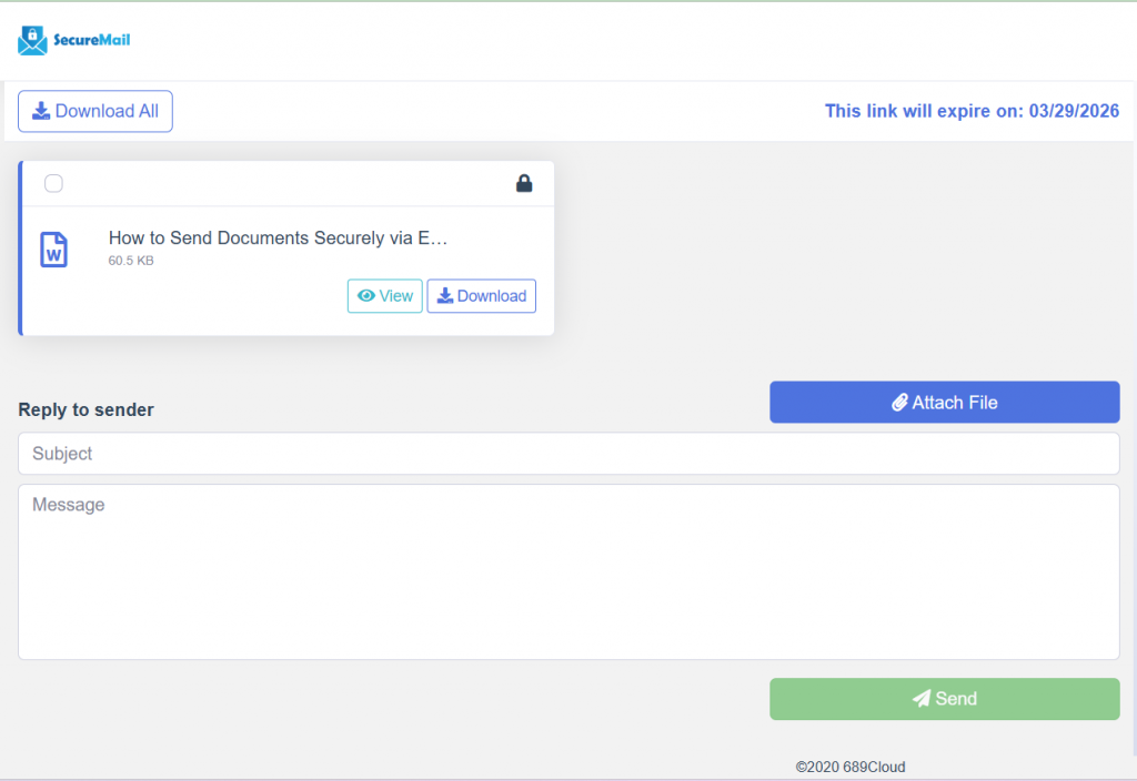 SecureMail client console